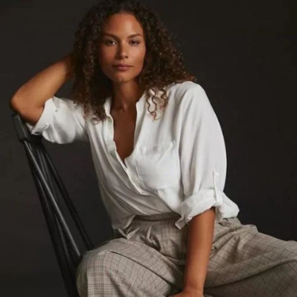 NWT Anthropologie Cloth & Stone Classic Button Down | 1X